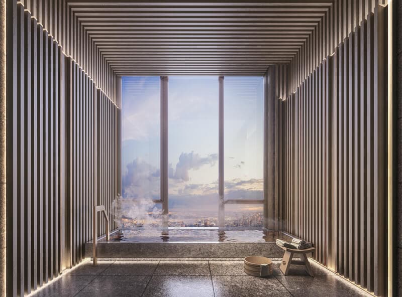Private Sky-high onsen